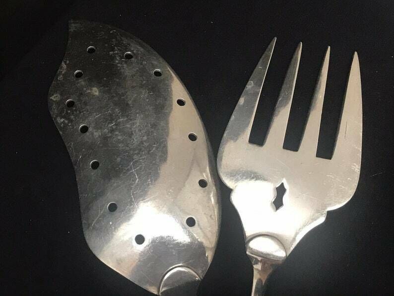 Fish Servers Cake Server Antique Wmf N Art Nouveau Silver Plated German Lifter Pie Server Wedding Cake Wedding Gift Romantic 1900s Slicer photo vintage