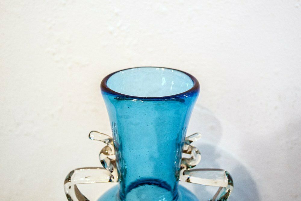 Murano Glazen Vaas, Italië, Jaren 1950 photo for sale