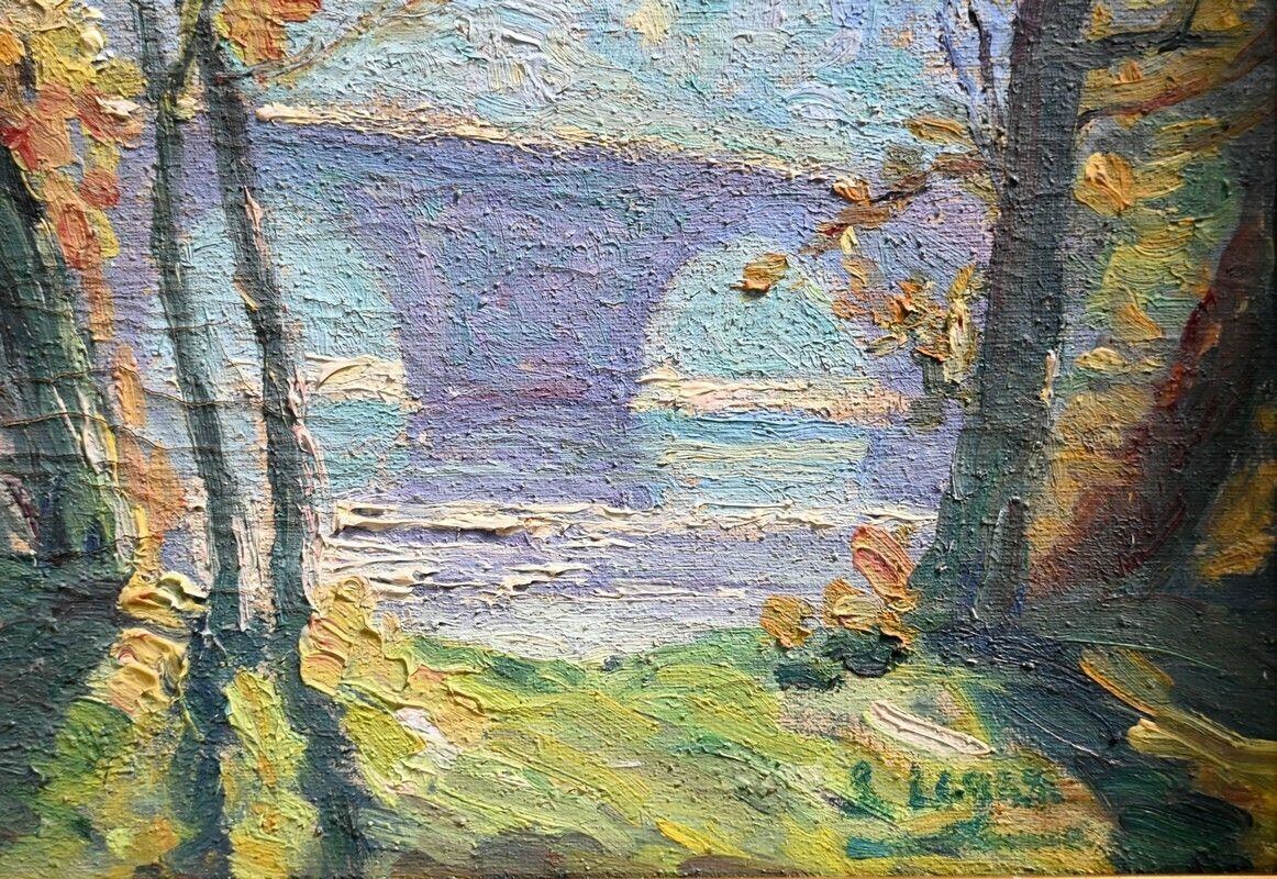 Oil Painting On Canvas – Late 19th Century photo vintage