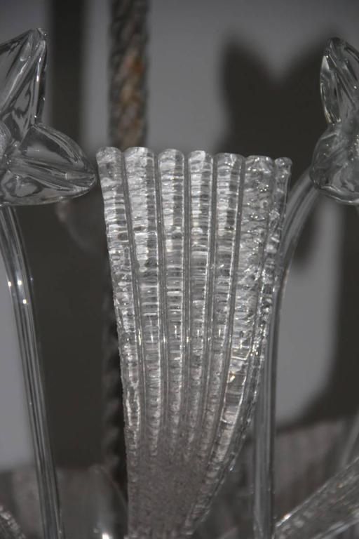 photo furniture Special And Elegant Chandelier In Murano Glass Barovier Rugiadoso, 1940s