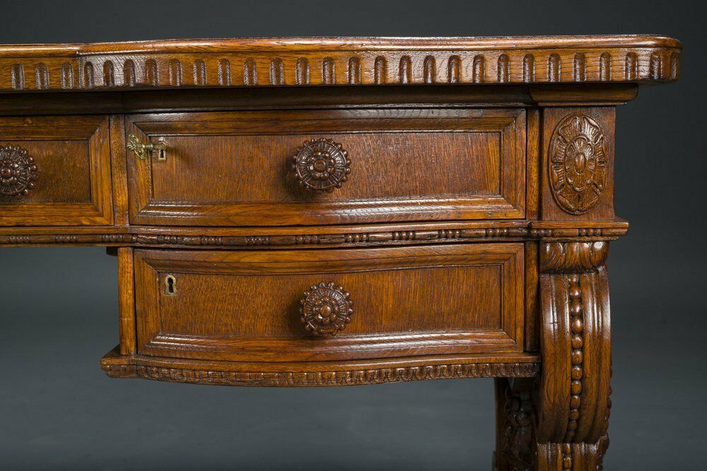 Vintage Neo Renaissance Desk, 1920s photo for sale