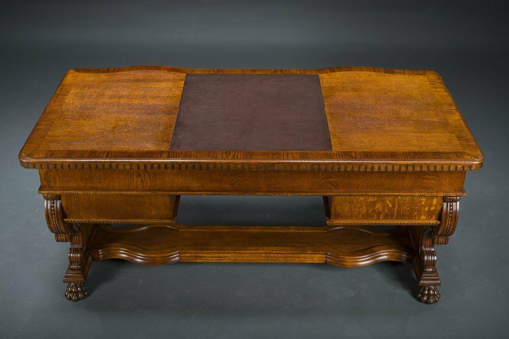 2116.9 Vintage Neo Renaissance Desk, 1920s photo