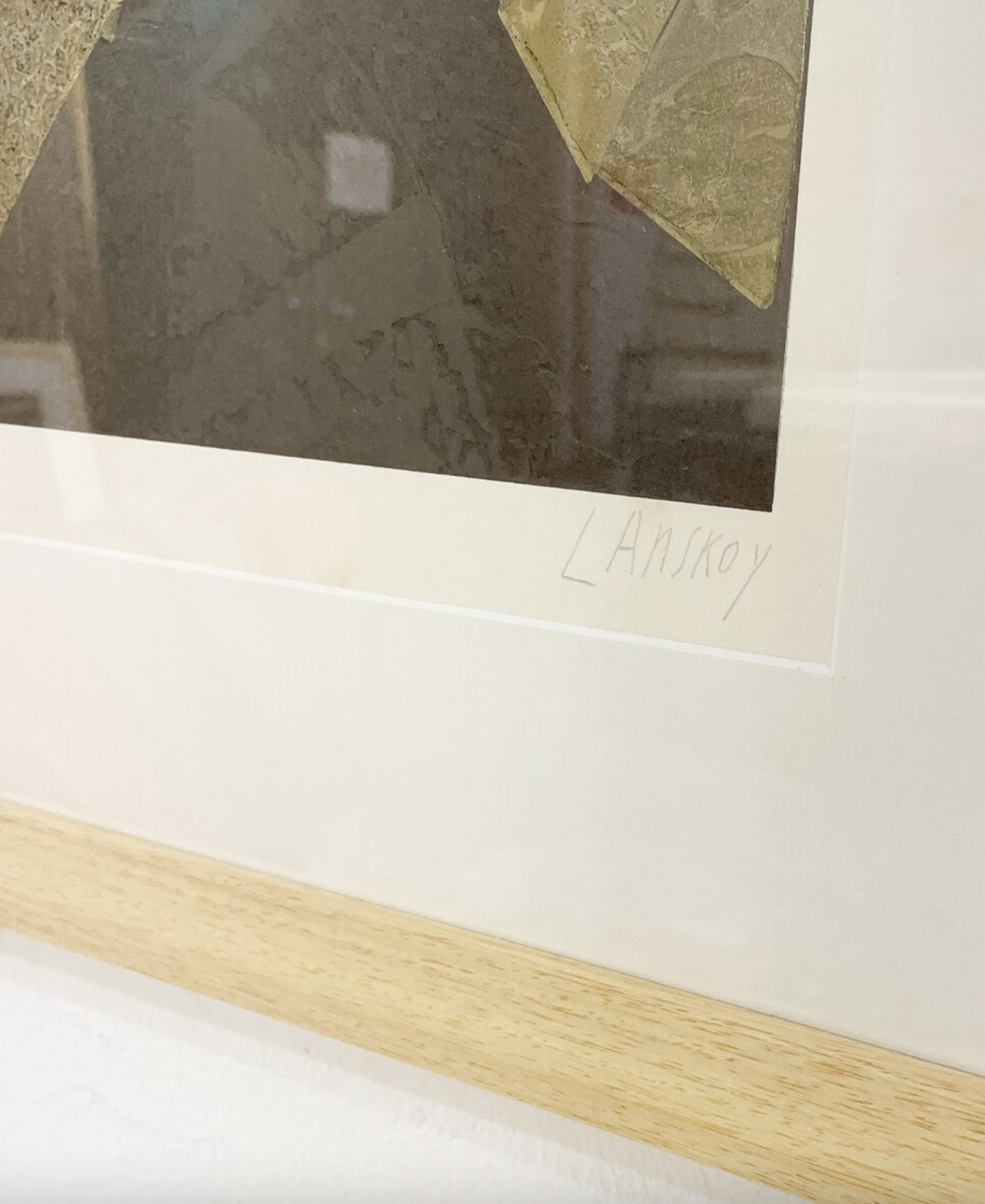 Framed Lithography By André Lanskoy, 1970s – Signed photo Art