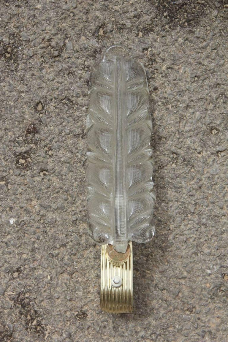 Sconce Murano Glass Barovier Design Italian Mid Century Modern photo for sale