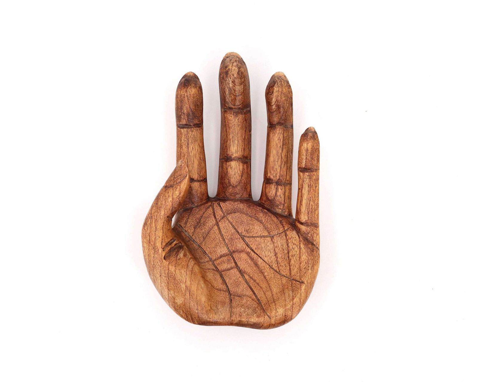 Wood Hand Dish, 1970s / Sculpture, Folk, Boho Chic, Bohemian, Tray, Lucky Charm, Amulet photo furniture