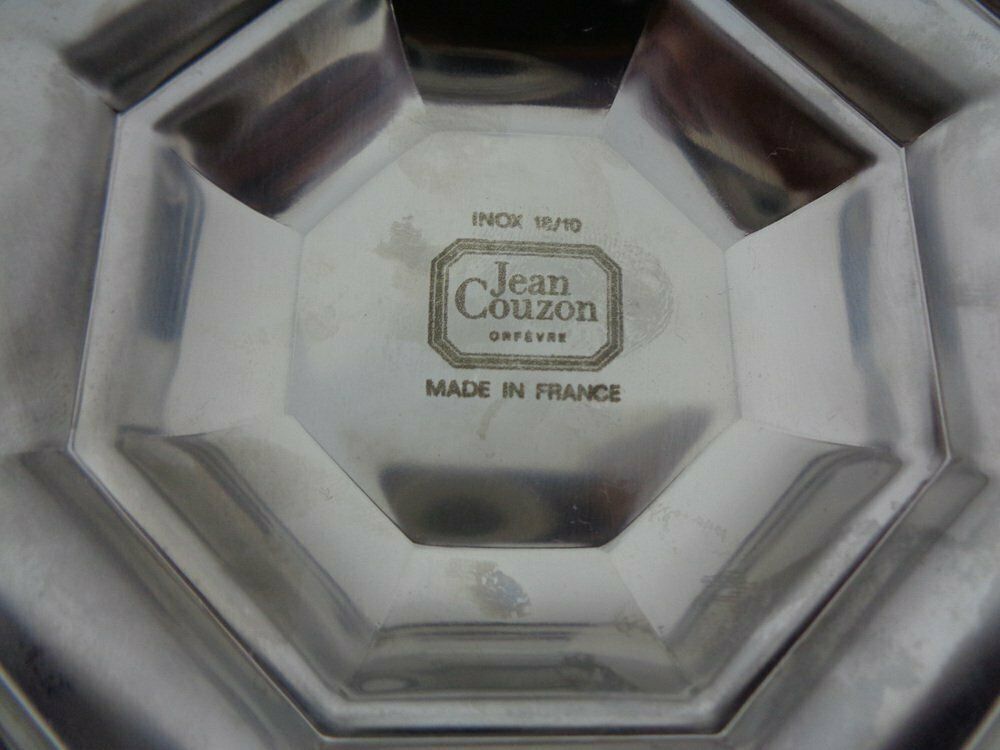 French Stainless Steel Caviar Bowl By Jean Couzon, 1970s photo vinterior