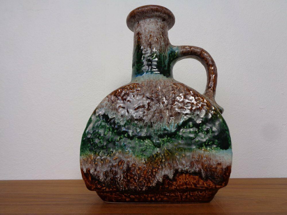 West German Glazed Ceramic Vase 603/25 From Dümler & Breiden, 1970s
