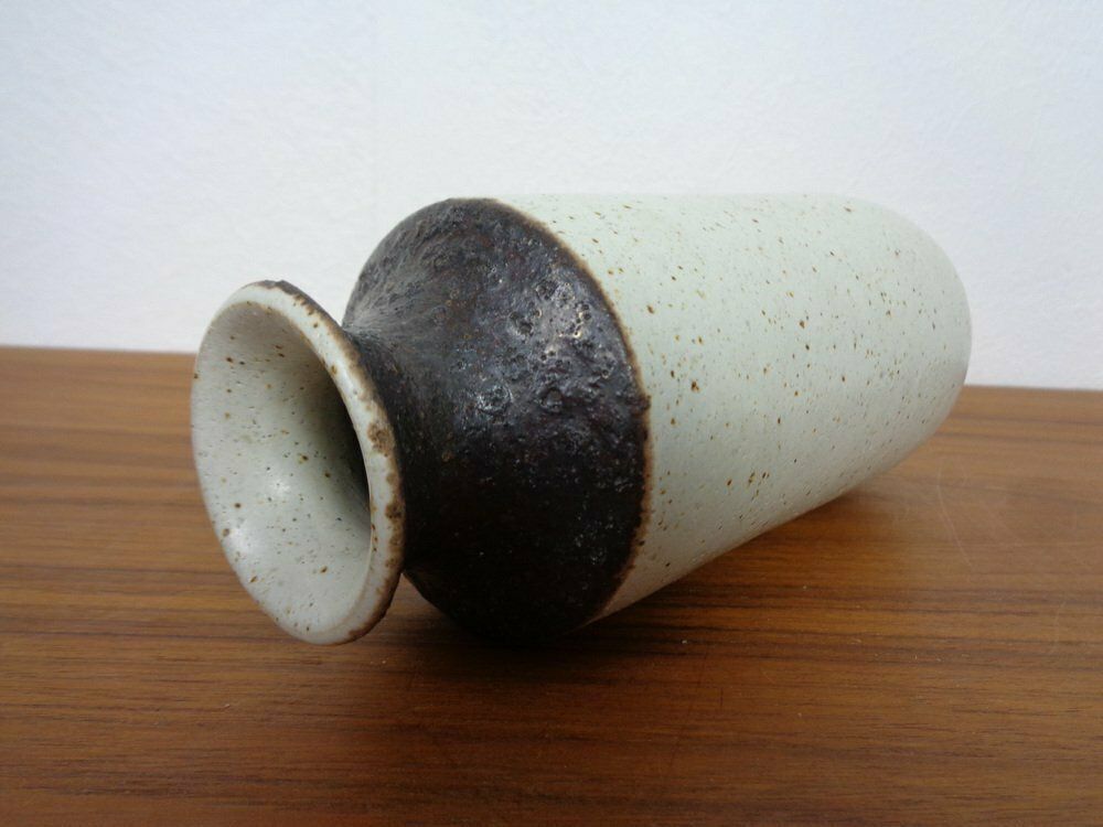 Minimalist Stoneware Vase By Bruno Gambone, Italy, 1970s photo vintage