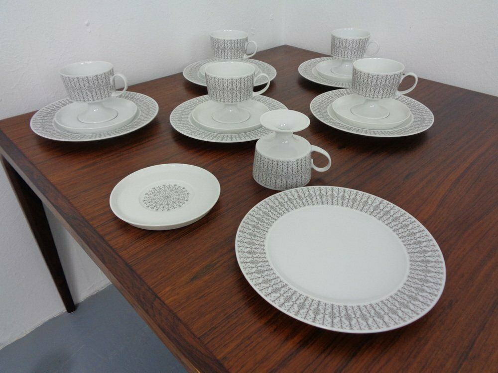 Coffee Service By Tapio Wirkkala For Rosenthal, 1960s, Set Of 28 photo vintage