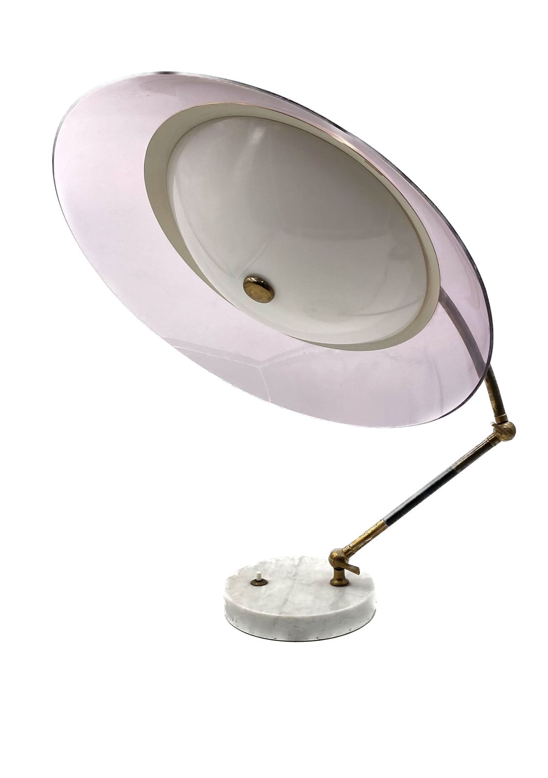 Stilux, Mod. Orleans Dome Table Lamp, Stilux Milano Italy, 1955 photo 1700.0