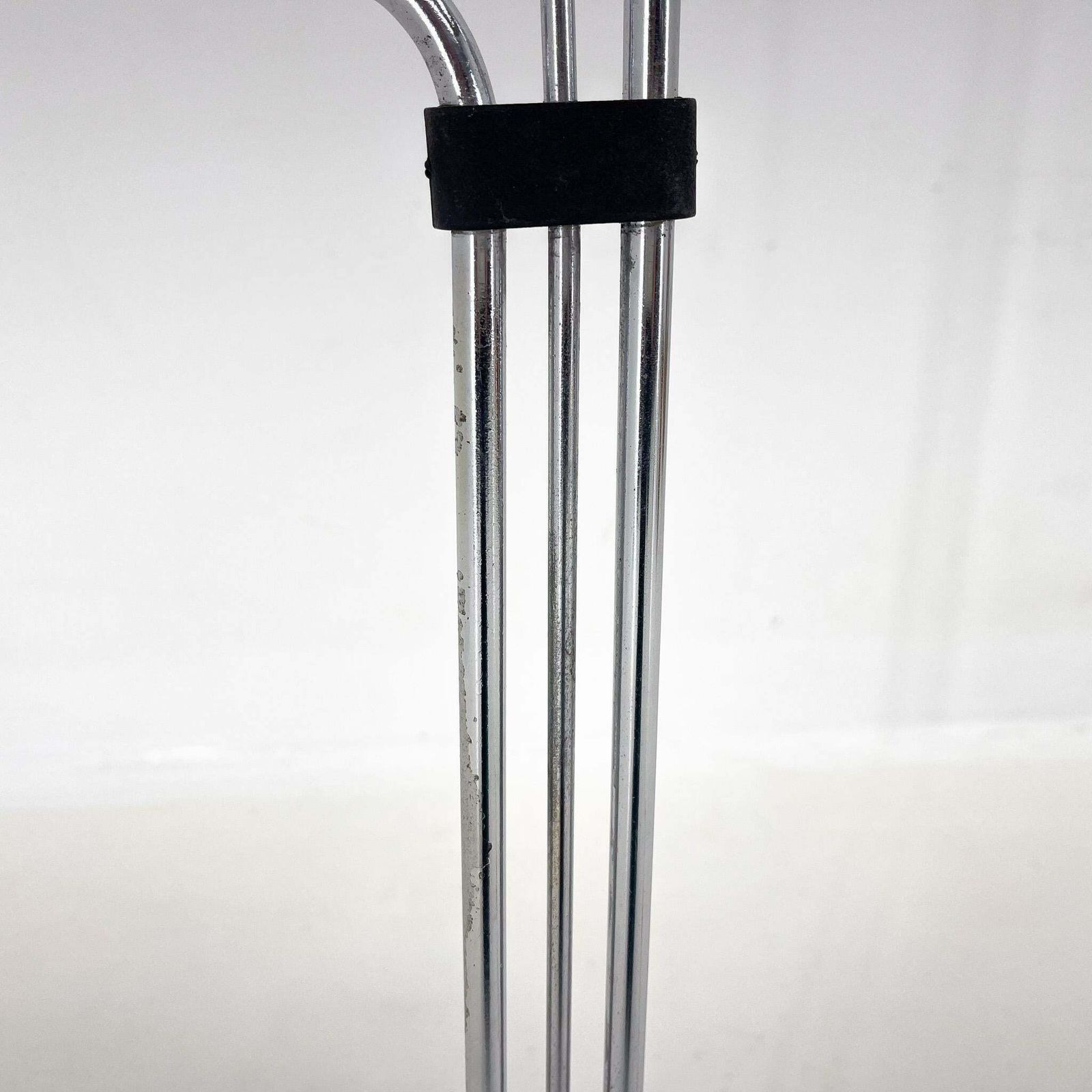 1970s Chrome & Glass Floor Lamp By Lidokov, Labeled, Czechoslovakia photo vinterior