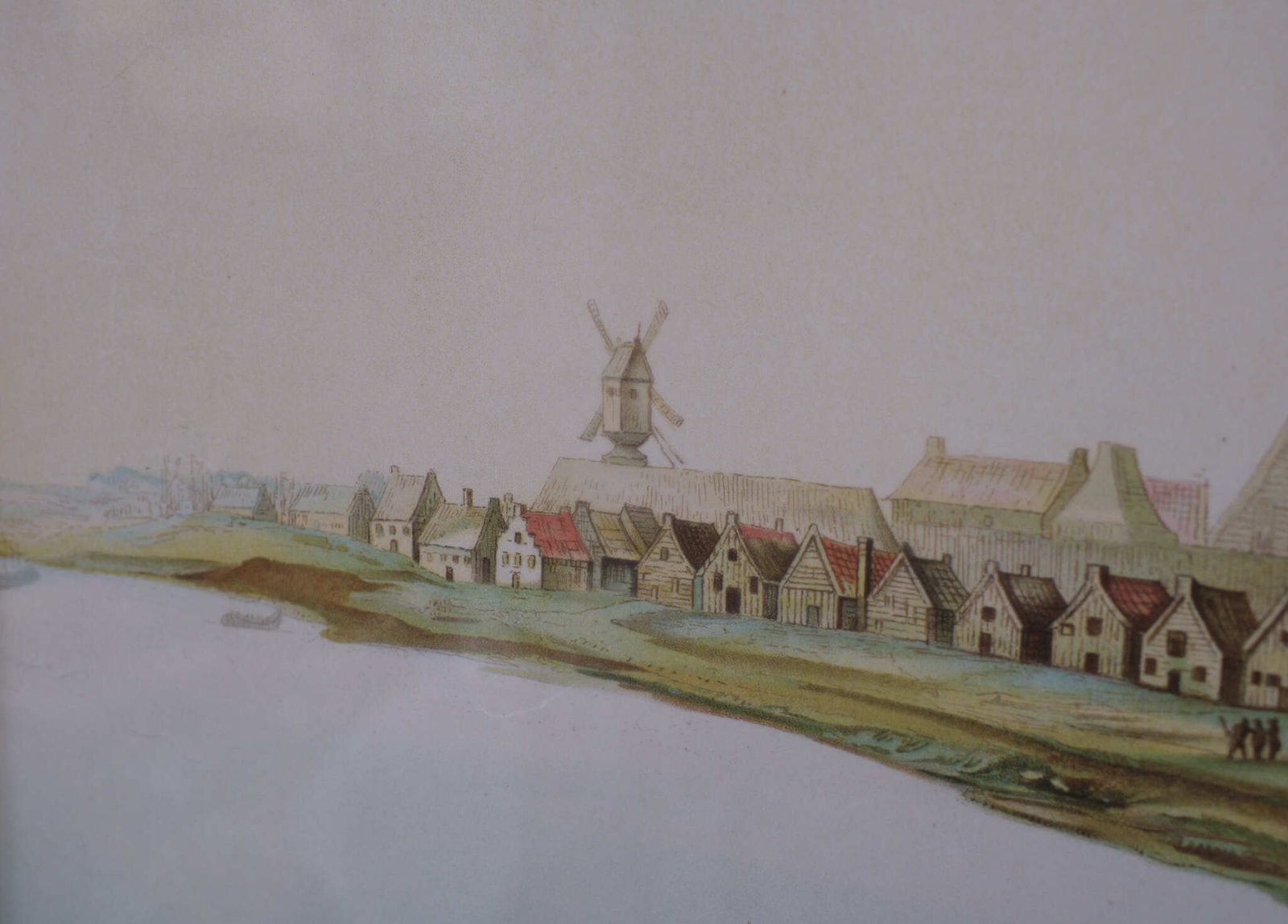 Lithograph View On Nieuw Amsterdam J . Vingboons 1660s photo vinterior