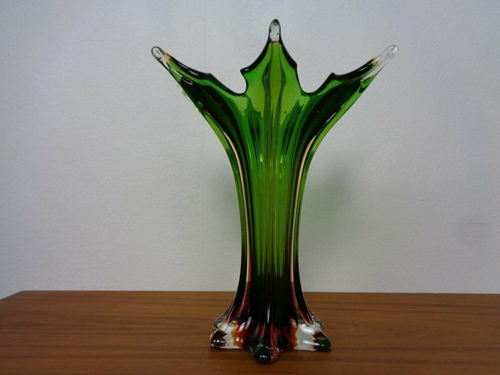 Murano Sommerso Glass Vase  1960s photo for sale