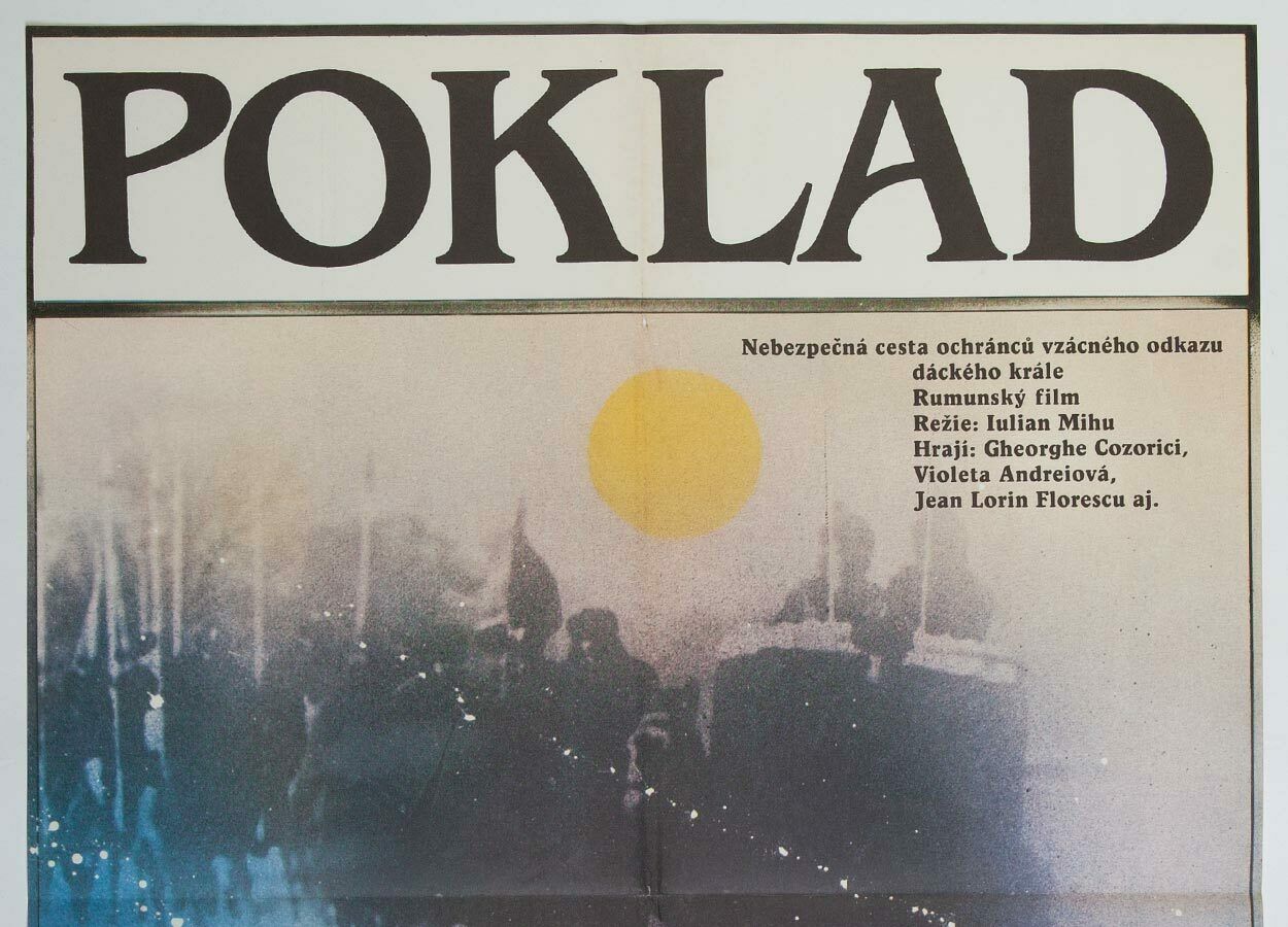 Original Film Poster, The Treasure, Zdeněk Ziegler, 1983, Genuine Czech Vintage Print photo buy