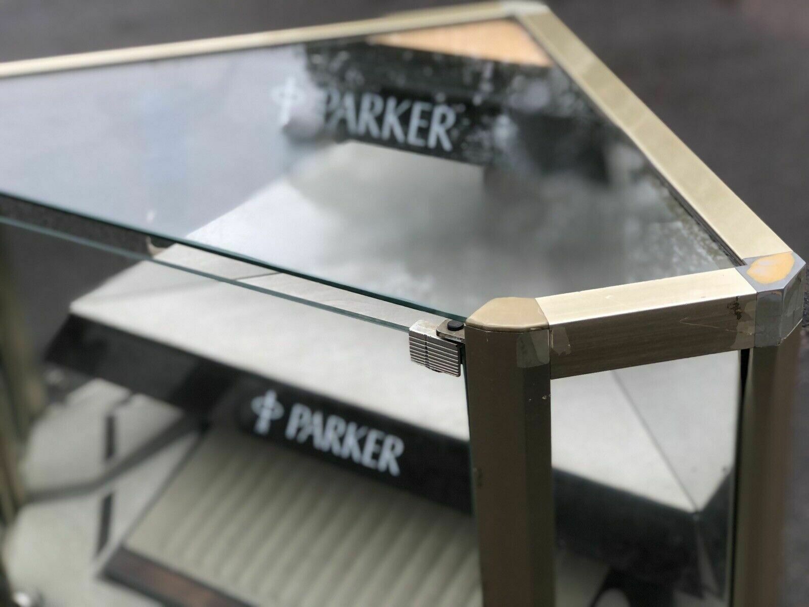 Parker Pen Shop Display Cabinet. Perfect To Display Own Collection photo buy