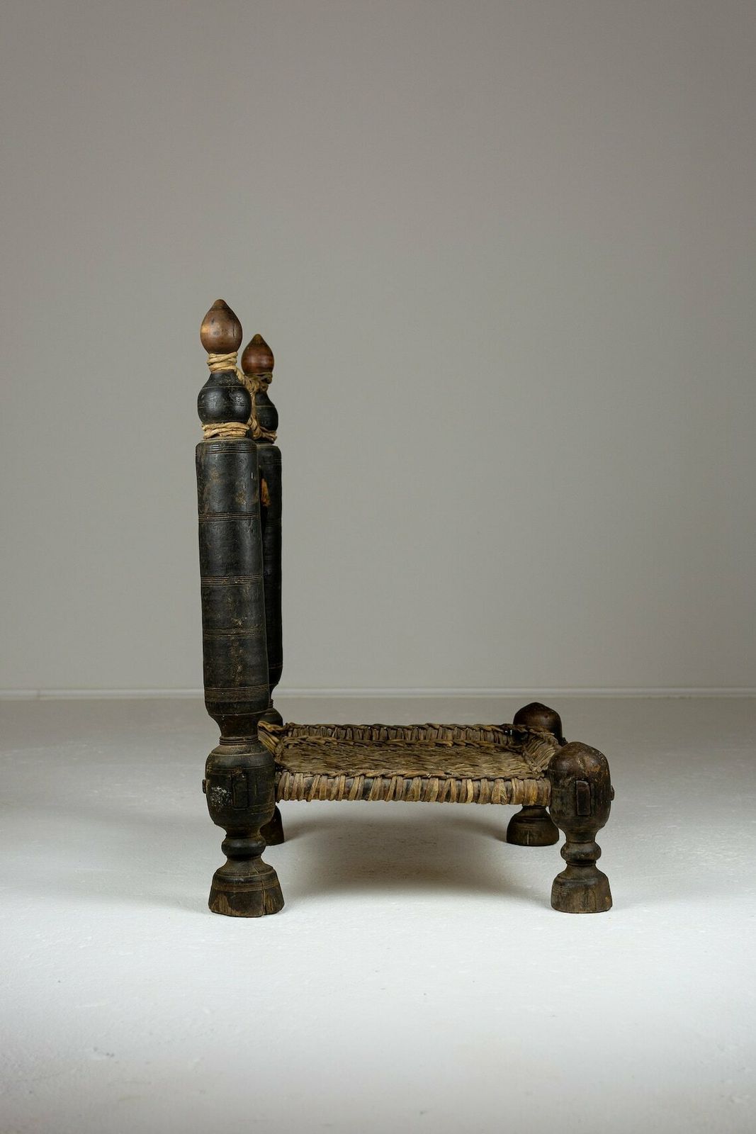 Traditional Tribal Chair Of The Swat Valley, Northern Pakistan, Late 18th Century, Antique Chair photo for sale