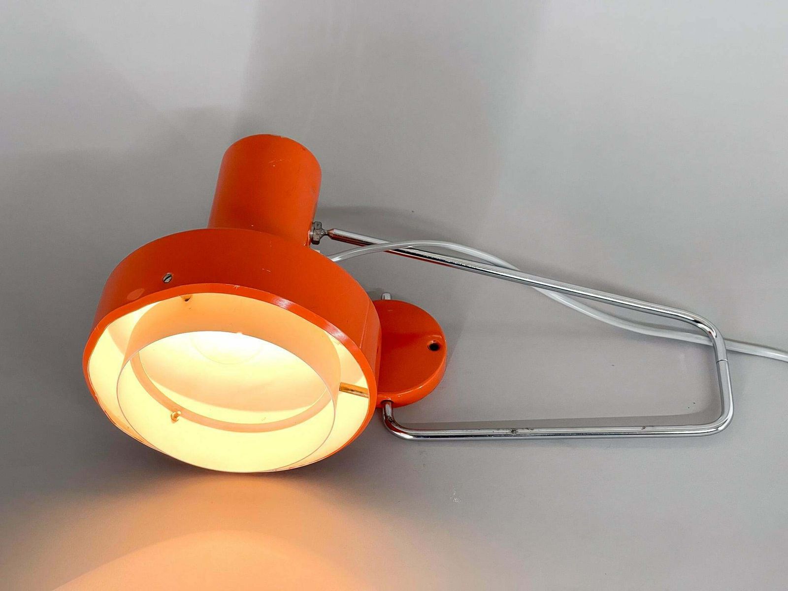 Lighting Mid Century Wall Lamp Designed By Josef Hurka For Napako, 1970s photo