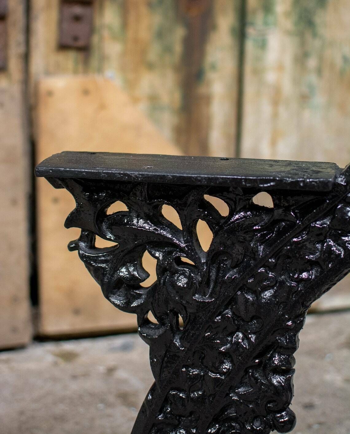 A.W.N. Pugin, A Pair Of Early Gothic Revival Cast Iron Garden Bench Ends. photo 1000.0