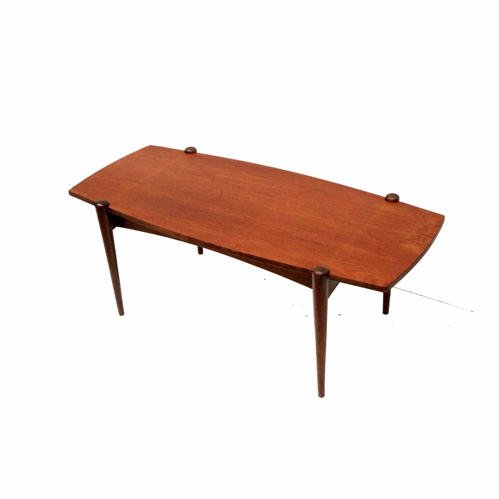Vintage Coffee Table With Reversible Teak And Formica Top From The 60s photo for sale