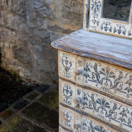 Baroque Piece Of Furniture Around 1770 photo vinterior