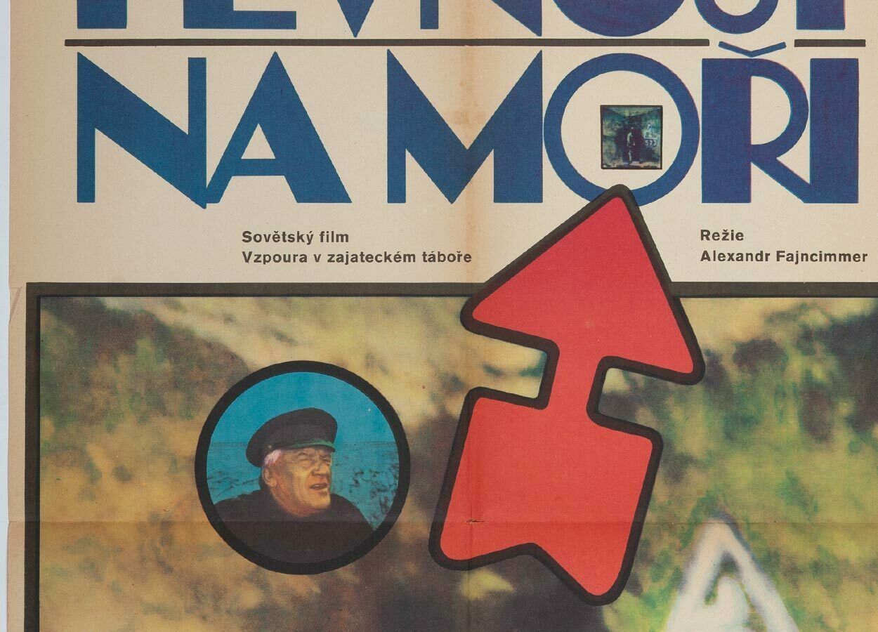 Art Movie Poster, Fortress At Sea, Jarmila Málková, 1970 photo