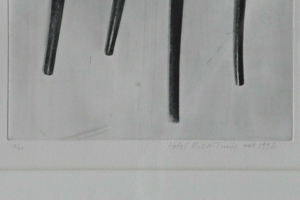 Pär Broman, Hotel Ritz Tunis, Photo Etching, 2001, Framed photo 483.0