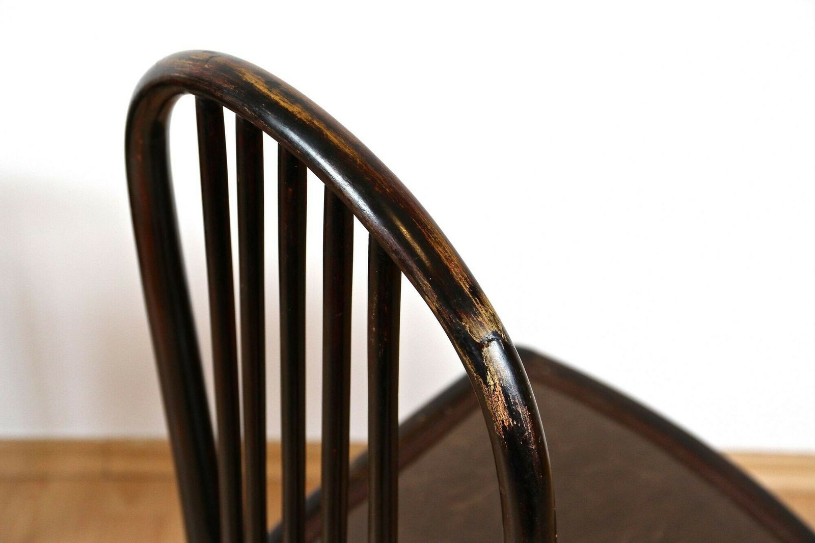 Furniture Pair Of Art Nouveau Thonet Chairs By Josef Hoffmann, 1st Edition!   Cz Ca. 1906 photo