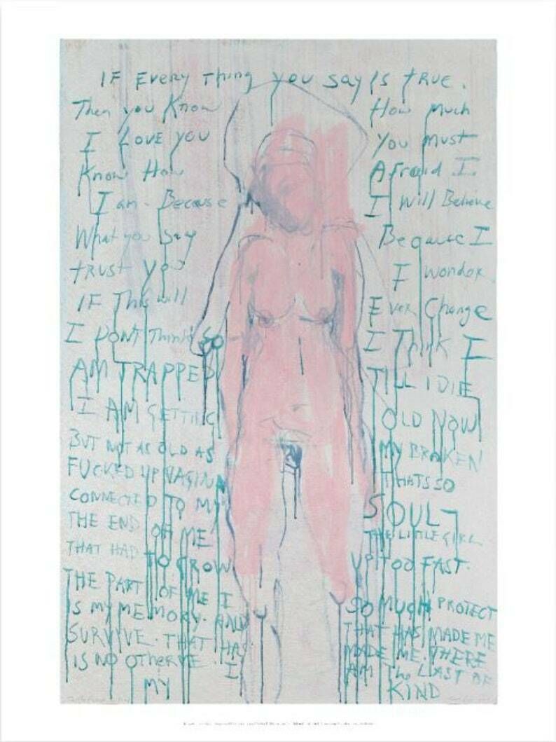 Tracey Emin   I Am The Last Of My Kind   Stunning Original Exhibition Poster