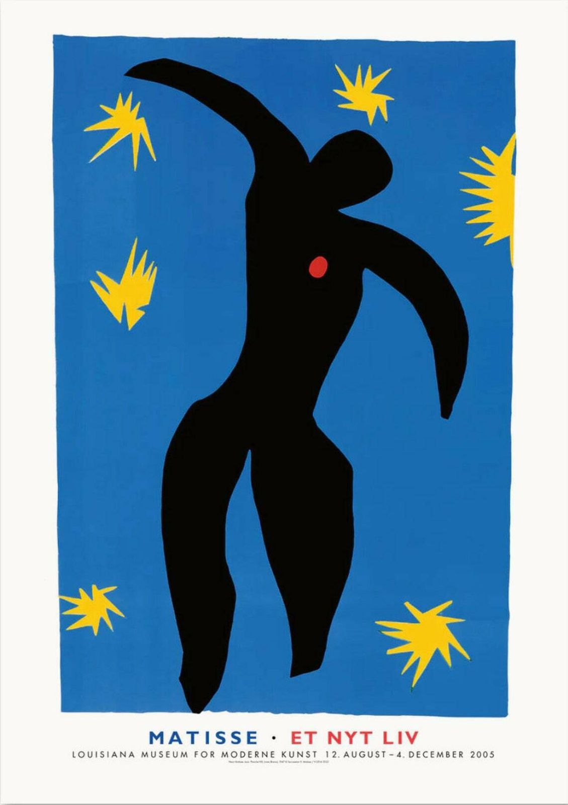 Authentic Henri Mattisse Exhibition Poster   Jazz   Blue   Official Museum Print From The Greatest Colourist Of The 20th Century
