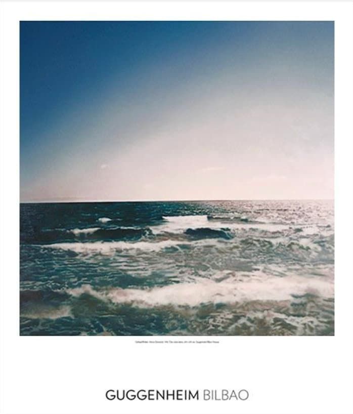 Original Gerhard Richter Exhibition Poster   Seestuck (Seascape)   Stunning Museum Print Of His Famous Painting