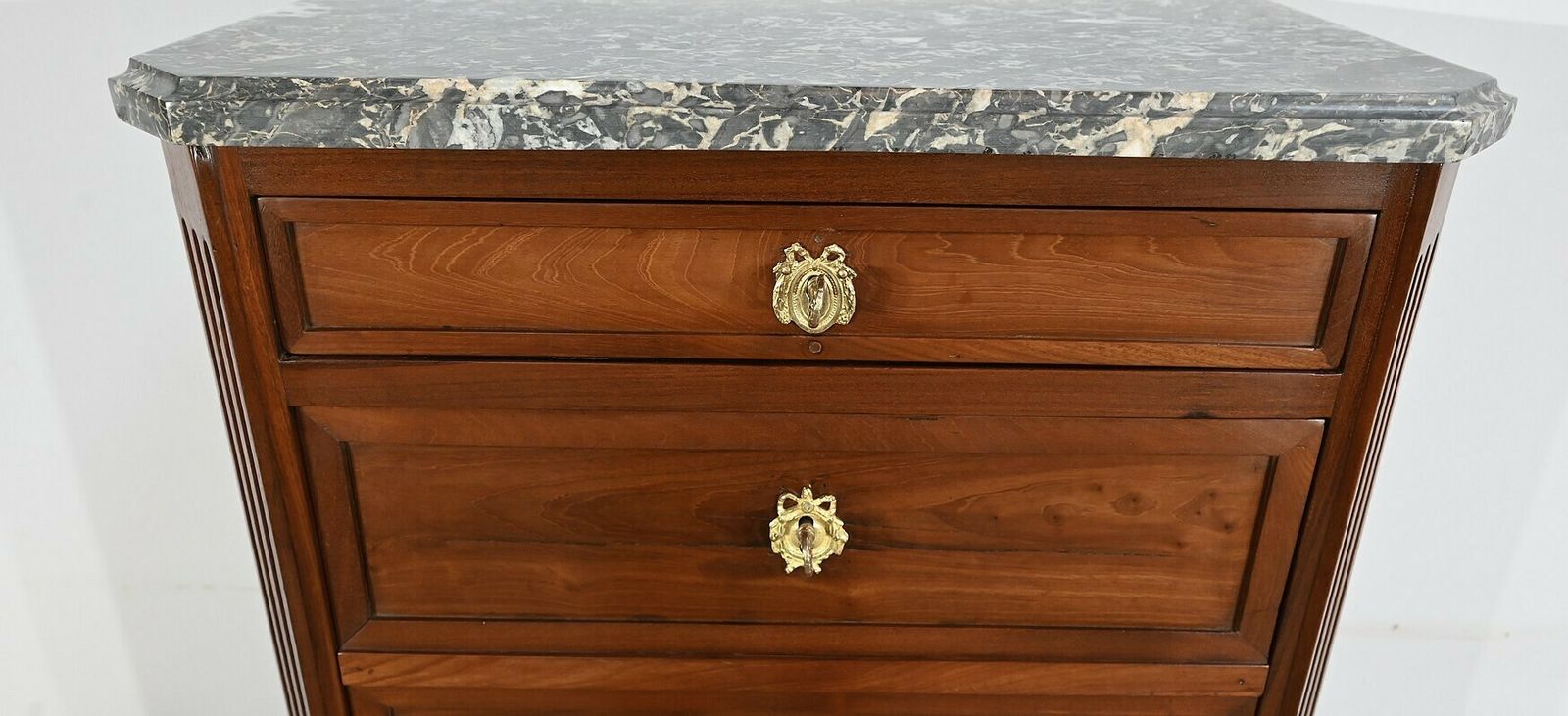 photo furniture Small Louis XVI Weekly Secretary Stamped Ln Malle, Faubourg Saint Antoine – 18th Century