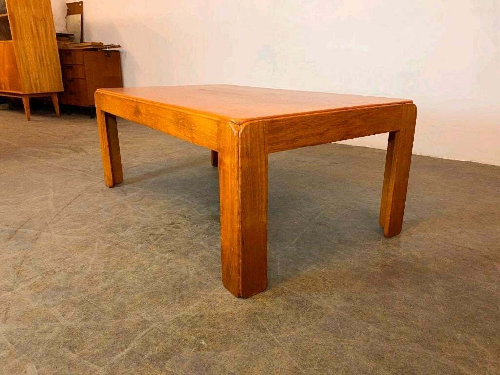 Danish Coffee Table Teak Mid Century Niels Eilersen Vintage Side Table 60s photo 325.0