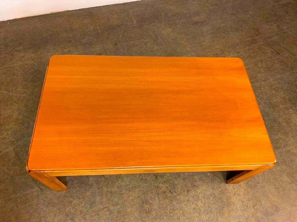Danish Coffee Table Teak Mid Century Niels Eilersen Vintage Side Table 60s photo vinterior