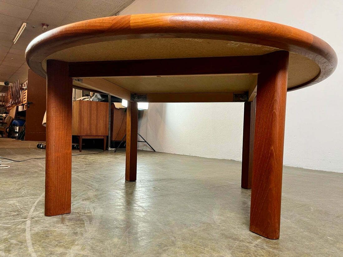 Coffee Table Tue Poulsen Haslev Teak Ceramic Tiles Mid Century photo vintage