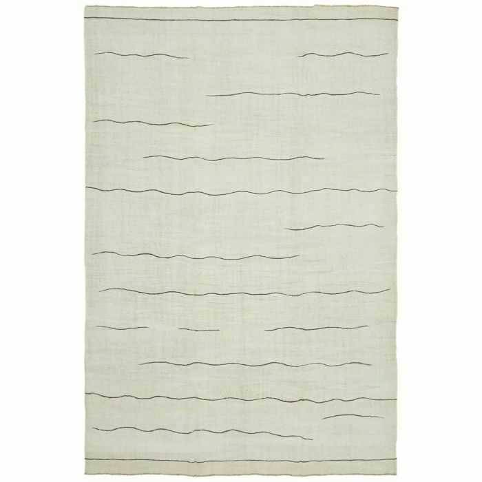 Turkish Oriental White Hemp Kilim Rug 283 X 414 Cm