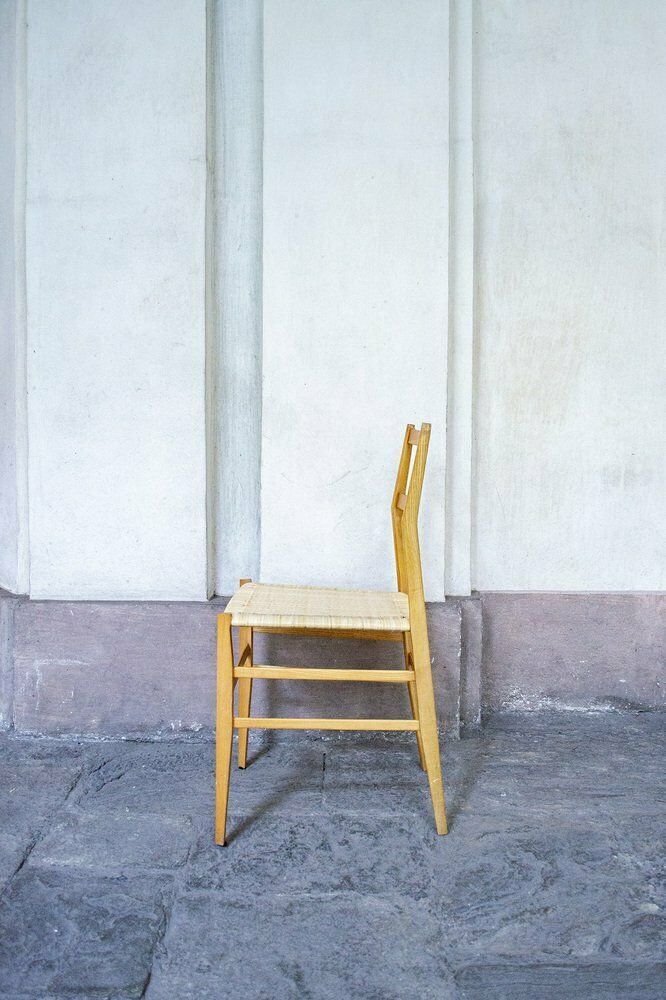 699 Superleggera Eetkamerstoelen Van Gio Ponti Voor Cassina, Italië, Jaren 1970, Set Van 2 photo for sale