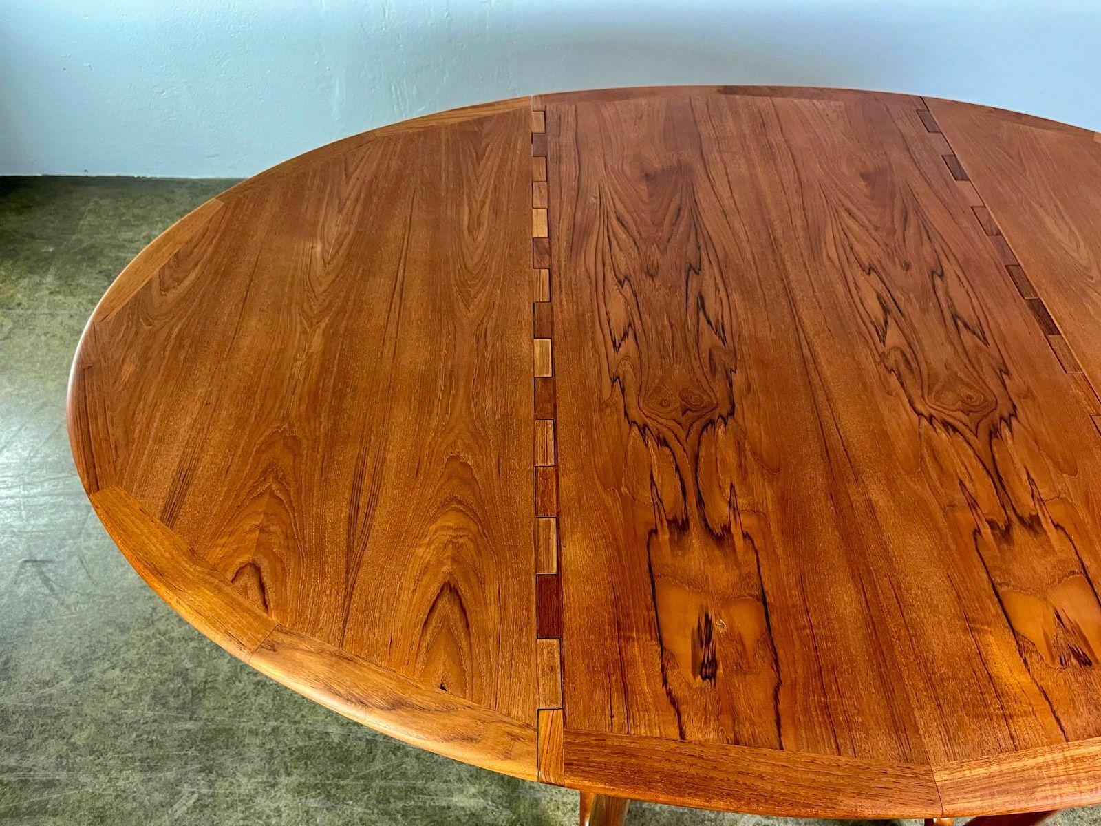 photo vintage Dining Table Kurt østervig Gateleg Teak Mid Century