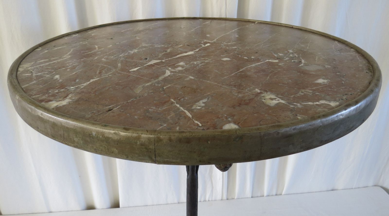 French Bistro / Cafe Table. Late 19th Century. photo vinterior