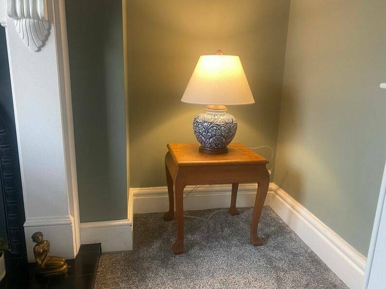 Vintage Solid Wood Teak Mid Century Side Table / Coffee Table / Plant Stand / Pot Stand / Lamp Table photo furniture