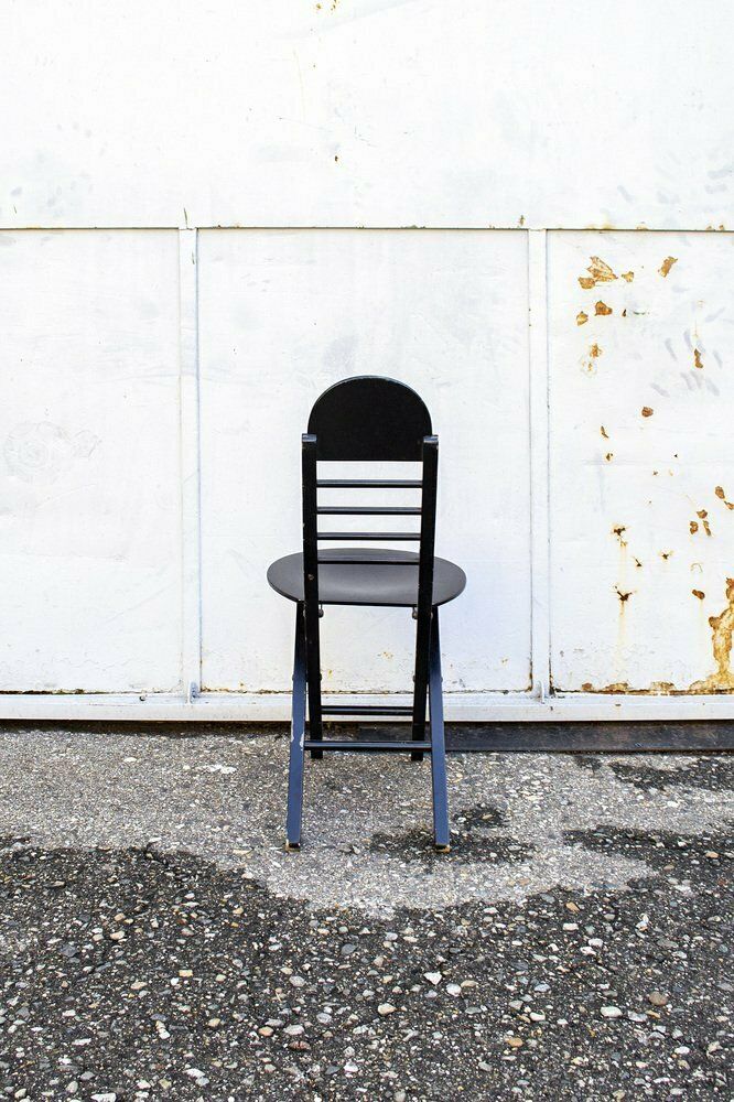 Folding Chairs In Wood, Italy, 1960s, Set Of 4 photo vintage