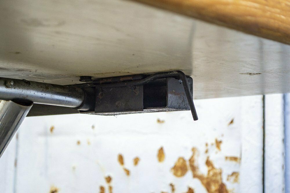 Verstelbare Tafel Van Metaal En Hout, Italië, Jaren 1960 photo Meubels