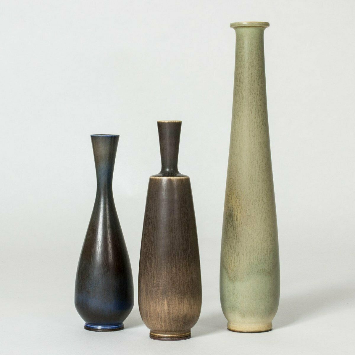 Brown Stoneware Vase By Berndt Friberg From Gustavsberg, 1950s photo buy