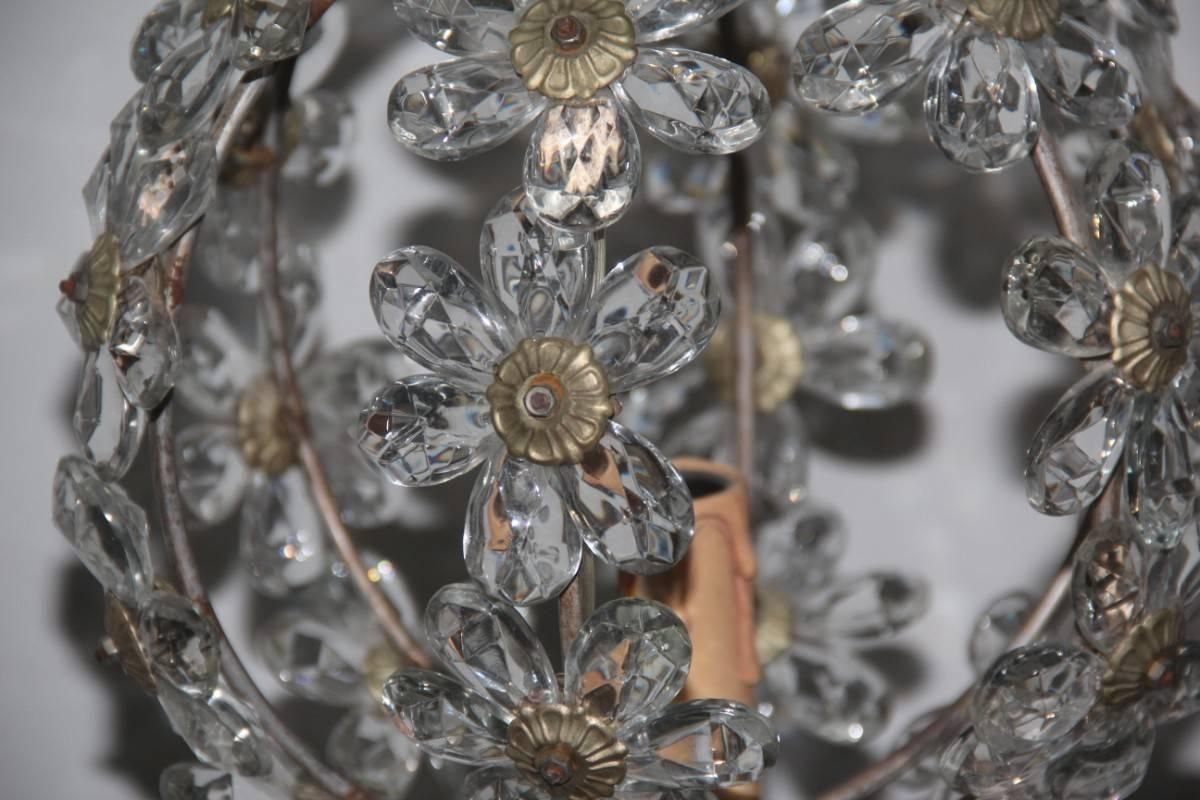 photo vintage Chandeliers Steel Glasses, 1970s Italian Design Pop Art Torlasco