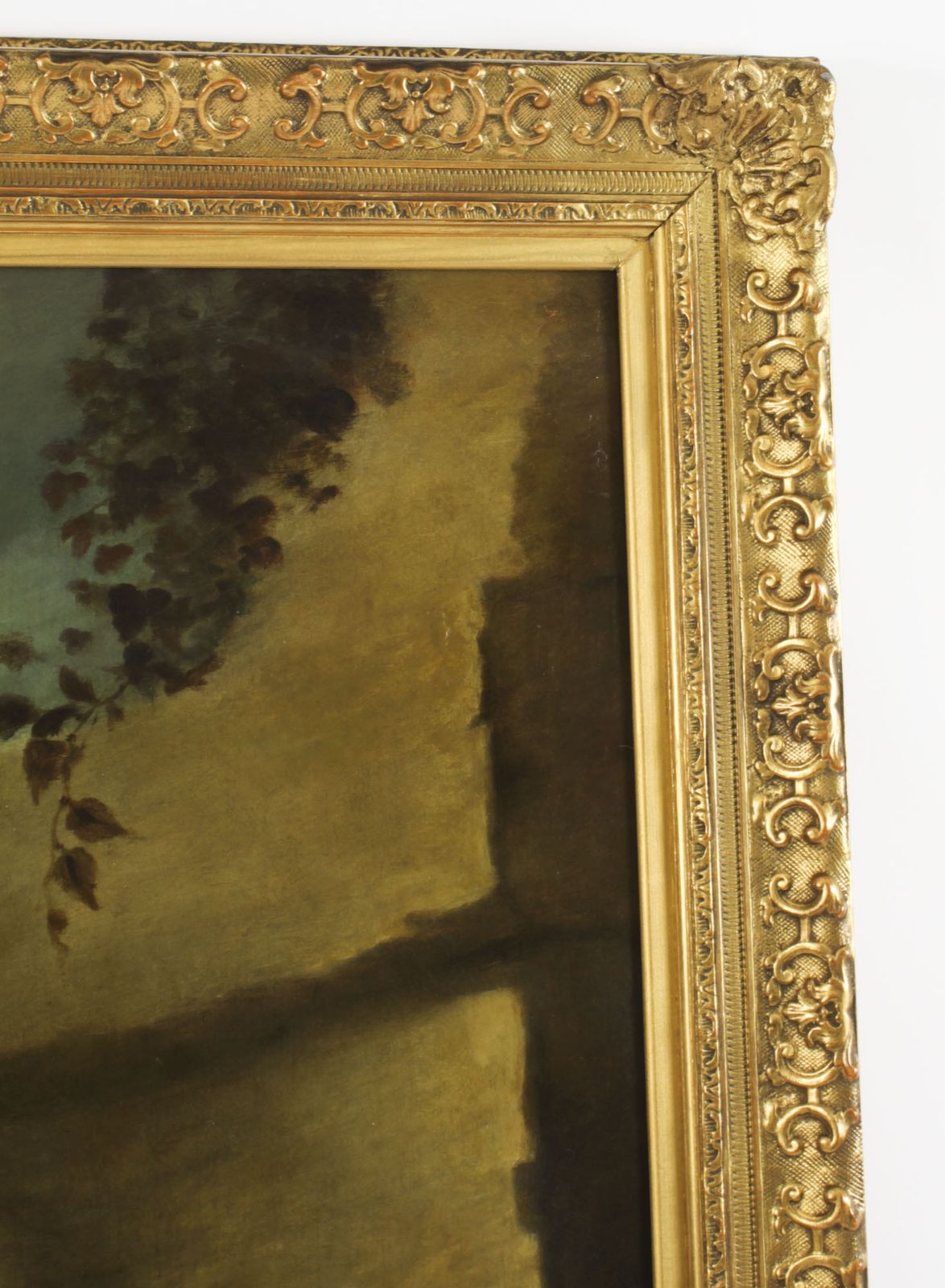 photo furniture Antique Painting Our Lady Of The Rosary After Bartolomé Murillo 175x125c  19th C