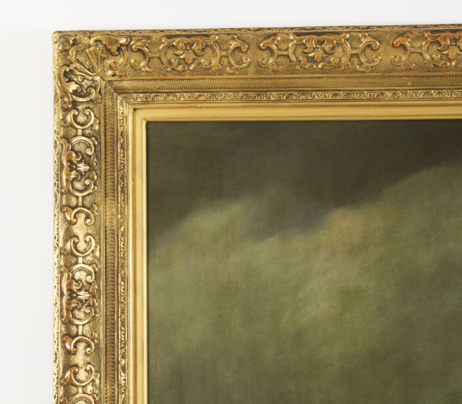 photo for sale Antique Painting Our Lady Of The Rosary After Bartolomé Murillo 175x125c  19th C