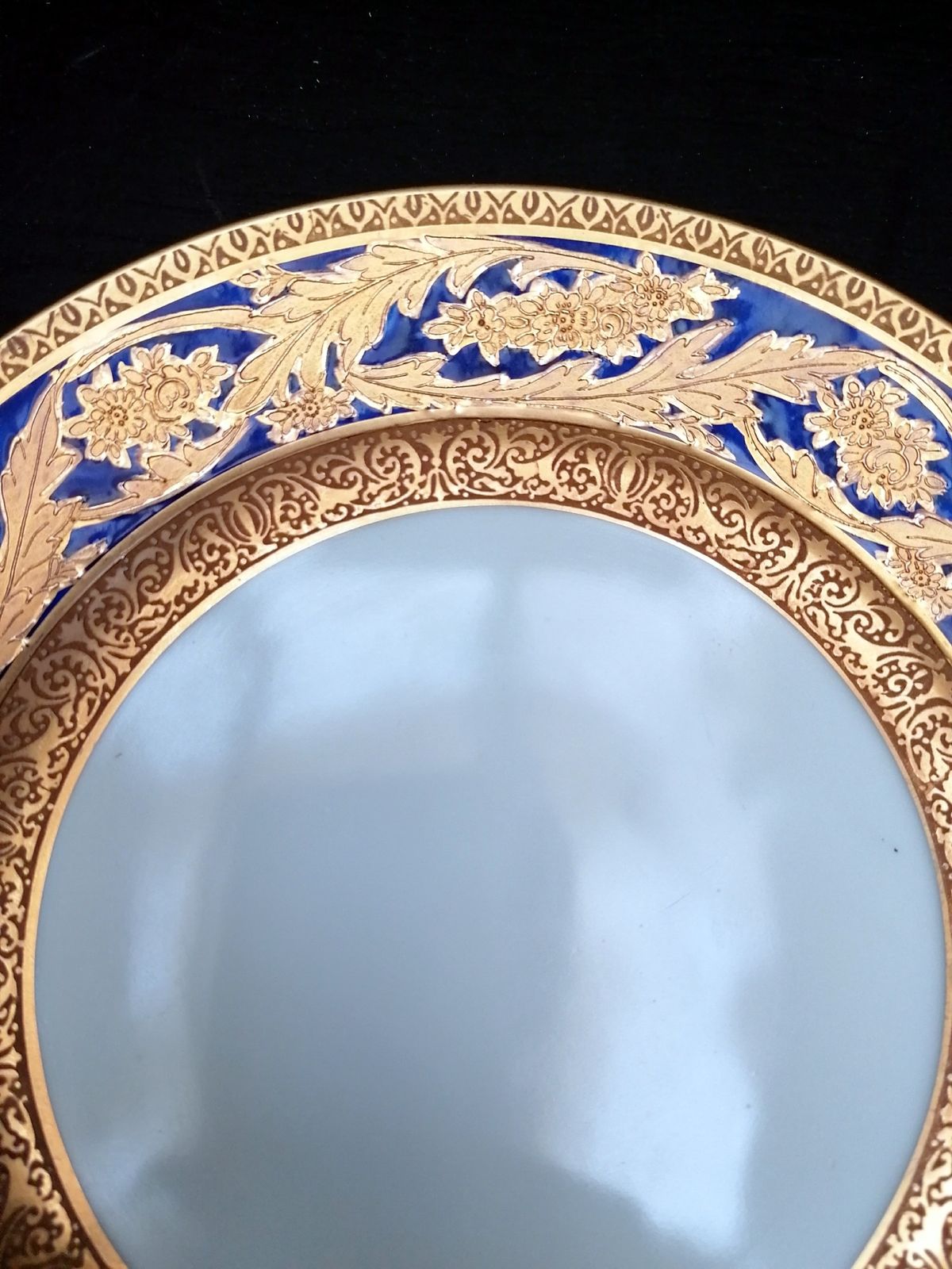 Noritaki Hand Made Gold Plated Decorative Plate. Ref 5048 photo for sale