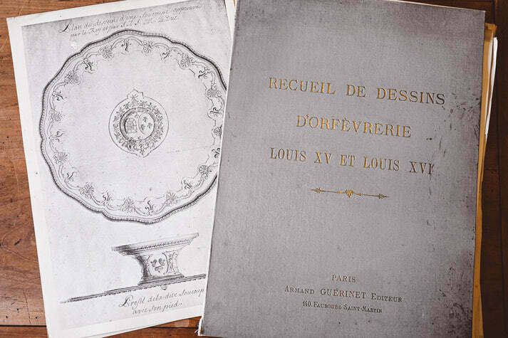 Recueil De Dessins D'orfevrerie Louis XV Et Louis XVI