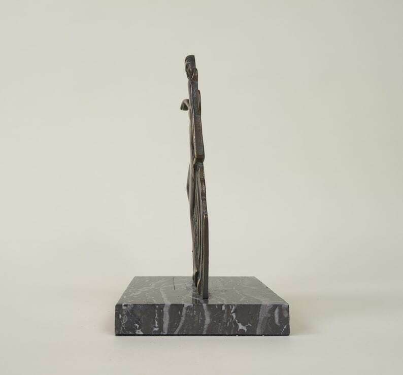 French Art Deco Bronze Of Dancing Nude Lady In The Manner Of Serge Aramoff photo Art