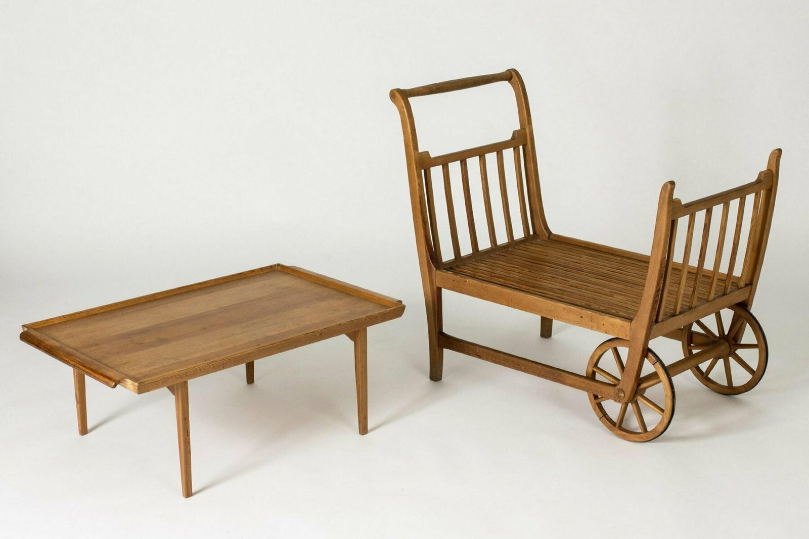Kalas Skrindan Serving Cart By Carl Malmsten, 1940s photo vinterior