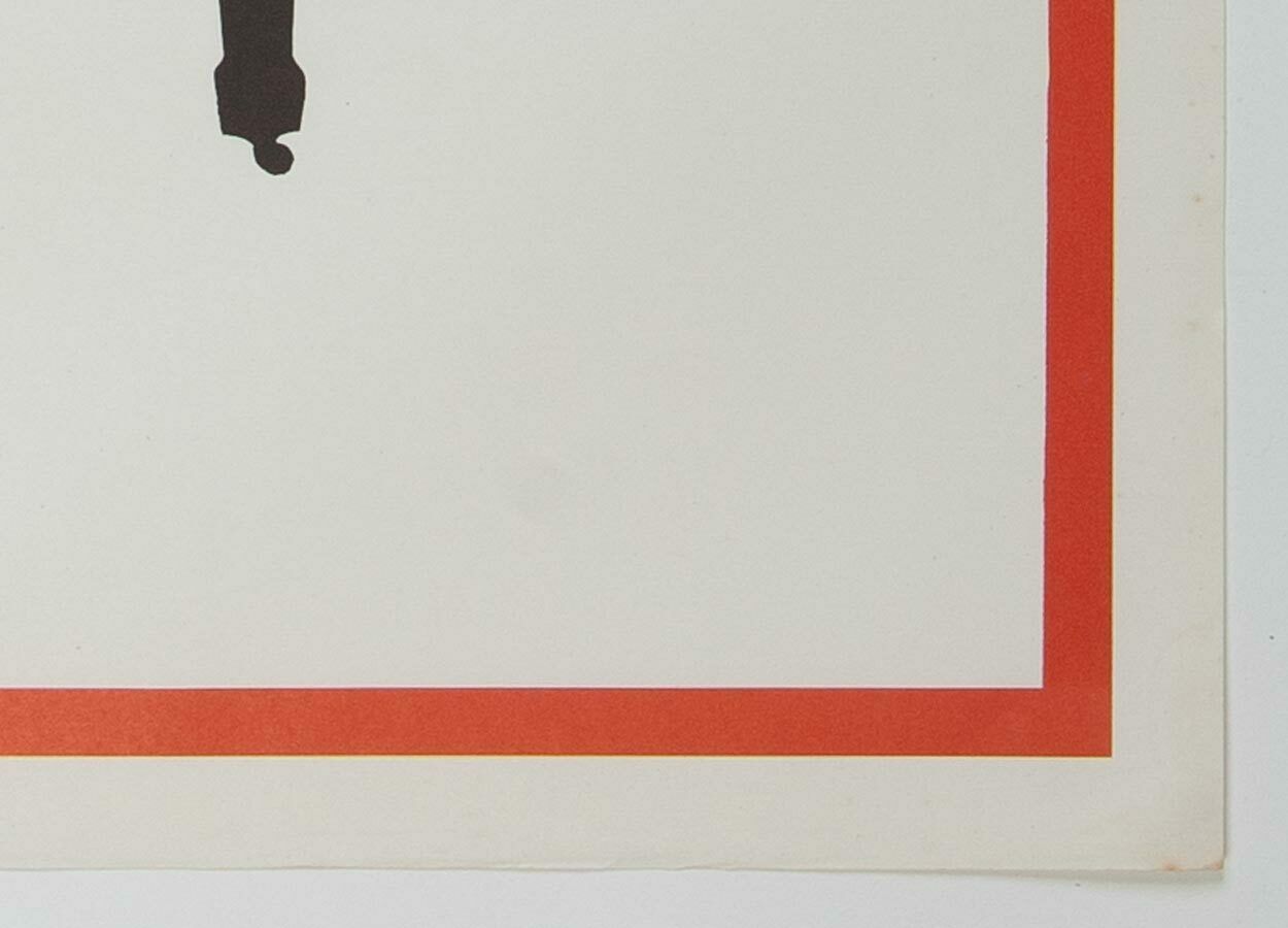 Original Film Poster, Just A Step From A Murder To A Lie, Alexej Jaroš, 1982, Genuine Czech Vintage Print photo vinterior